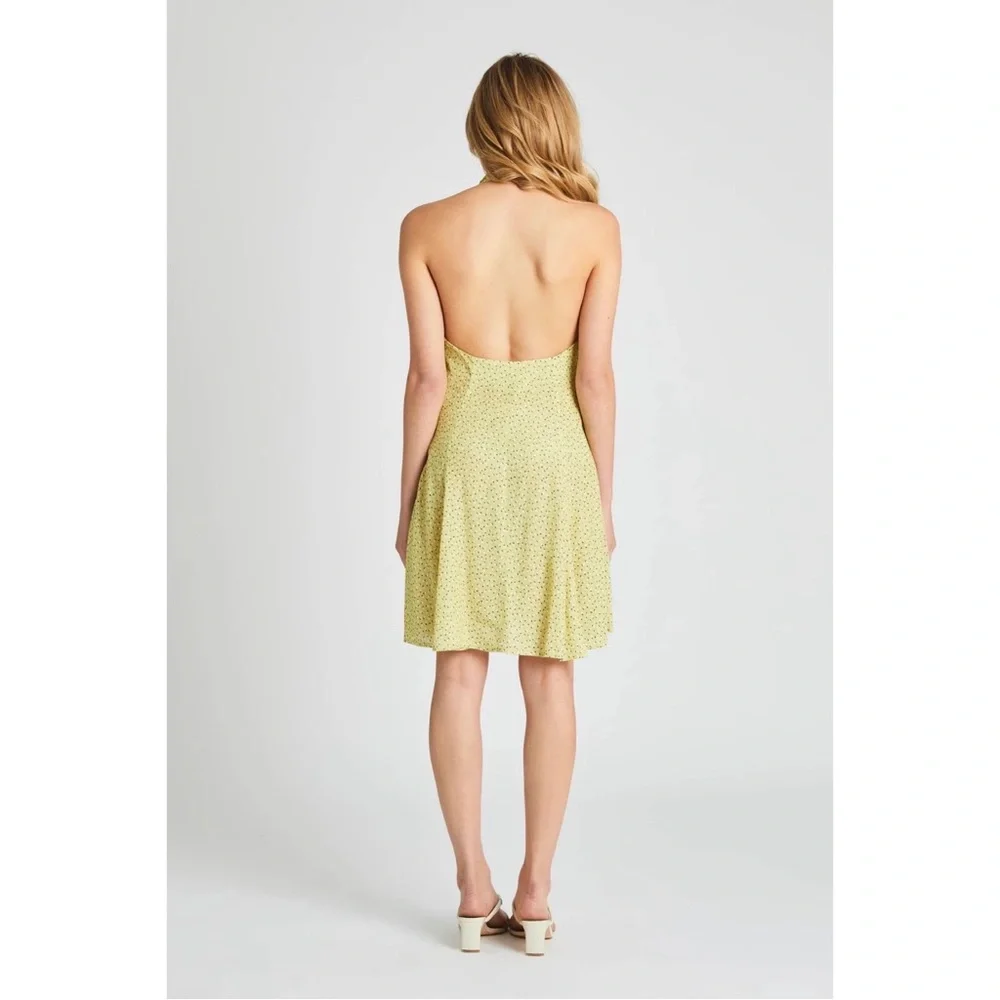 ROLLA’S Citron Mini Tulips Halter Dress - Picture 4 of 5